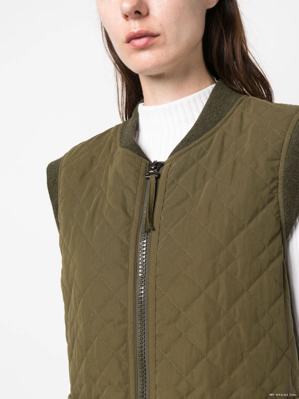 Cheap A.P.C. Women Elea gilet quilted 0502